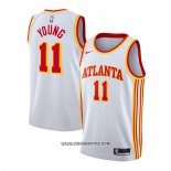 Camiseta Atlanta Hawks Trae Young #11 Association 2020-21 Blanco