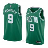 Camiseta Boston Celtics Brad Wanamaker Icon #9 2017-18 Verde