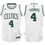 Camiseta Boston Celtics Isaiah Thomas #4 Blanco