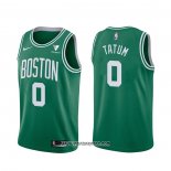 Camiseta Boston Celtics Jayson Tatum #0 Icon 2021-22 Verde