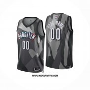 Camiseta Brooklyn Nets Personalizada Ciudad 2024-25 Negro