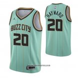 Camiseta Charlotte Hornets Gordon Hayward #20 Ciudad 2020-21 Verde