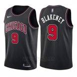 Camiseta Chicago Bulls Antonio Blakeney #9 Statement 2017-18 Negro