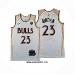 Camiseta Chicago Bulls Michael Jordan #23 Ciudad 2024-25 Blanco
