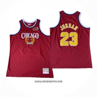 Camiseta Chicago Bulls Michael Jordan #23 Mitchell & Ness 1996 Rojo