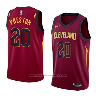 Camiseta Cleveland Cavaliers Billy Preston #20 Icon 2018 Rojo