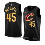 Camiseta Cleveland Cavaliers Donovan Mitchell #45 Statement 2022-23 Negro