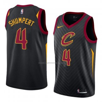 Camiseta Cleveland Cavaliers Iman Shumpert #4 Statement 2018 Negro