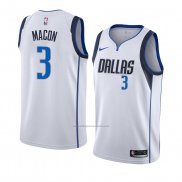 Camiseta Dallas Mavericks Daryl Macon #3 Association 2018-19 Blanco