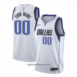 Camiseta Dallas Mavericks Personalizada Association 2020-21 Blanco