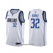 Camiseta Dallas Mavericks Trey Burke #32 Association 2020 Blanco