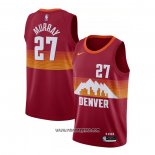 Camiseta Denver Nuggets Jamal Murray #27 Ciudad 2020-21 Rojo