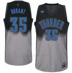 Camiseta Desvanecida Moda Kevin Durant #35 Gris