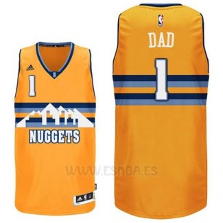 Camiseta Dia del Padre Denver Nuggets DAD #1 Amarillo