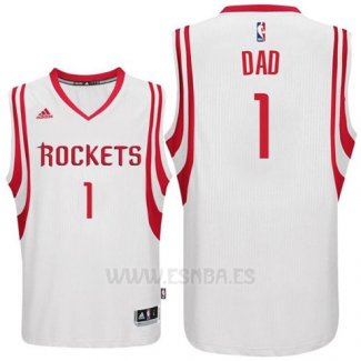 Camiseta Dia del Padre Houston Rockets DAD #1 Blanco