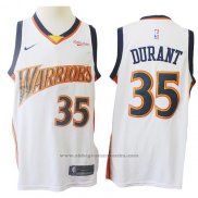 Camiseta Golden State Warriors Kevin Durant #35 Mitchell & Ness 2009-10Blanco