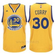 Camiseta Golden State Warriors Stephen Curry #30 Amarillo
