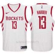 Camiseta Houston Rockets James Harden #13 2017-18 Blanco