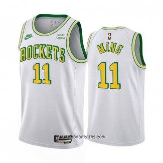 Camiseta Houston Rockets Yao Ming #11 Classic 2022-23 Blanco