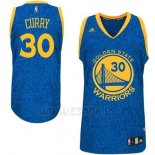 Camiseta Leopard Light Loco Golden State Warriors Stephen Curry #30 Azul