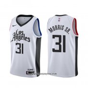 Camiseta Los Angeles Clippers Marcus Morris Sr. #31 Classic Edition Blanco