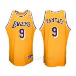 Camiseta Los Angeles Lakers Nick Vanexel #9 Hardwood Classic 2017-18 Oro