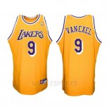 Camiseta Los Angeles Lakers Nick Vanexel #9 Hardwood Classic 2017-18 Oro