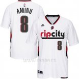 Camiseta Manga Corta Portland Trail Blazers Al-Farouq Aminu #8 Blanco