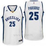 Camiseta Memphis Grizzlies Chandler Parsons #25 Blanco