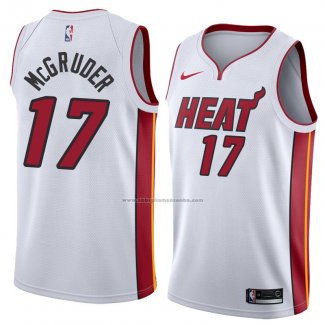 Camiseta Miami Heat Rodney Mcgruder #17 Association 2018 Blanco