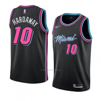 Camiseta Miami Heat Tim Hardaway #10 Ciudad 2018-19 Negro