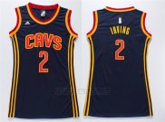 Camiseta Mujer Cleveland Cavaliers Kyrie Irving #2 Azul