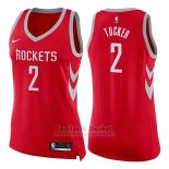 Camiseta Mujer Houston Rockets P.j. Tucker Icon #2 2017-18 Rojo