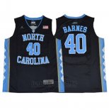 Camiseta NCAA North Carolina Tar Heels Harrison Barnes #40 Negro