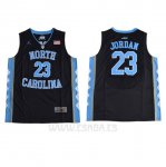Camiseta NCAA North Carolina Tar Heels Michael Jordan #23 Negro