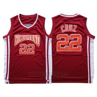 Camiseta NCAA Richmond Timo Cruz #22 Rojo