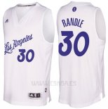 Camiseta Navidad 2016 Los Angeles Lakers Julius Randle #30 Blanco
