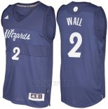 Camiseta Navidad 2016 Washington Wizards John Wall #2 Azul