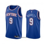 Camiseta New York Knicks R.j. Barrett #9 Statement 2020-21 Azul