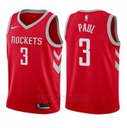Camiseta Nino Houston Rockets Chris Paul #3 Icon 2017-18 Rojo