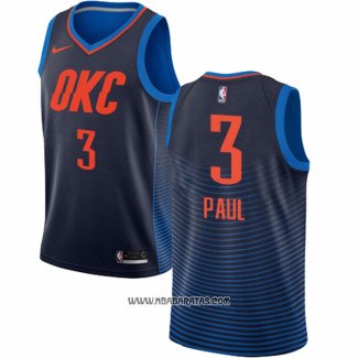 Camiseta Oklahoma City Thunder Chris Paul #3 Statement Azul