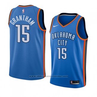 Camiseta Oklahoma City Thunder Donte Grantham #15 Icon 2018 Azul