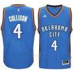 Camiseta Oklahoma City Thunder Nick Collison #4 Azul