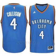 Camiseta Oklahoma City Thunder Nick Collison #4 Azul