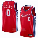 Camiseta Philadelphia 76ers Jerryd Bayless #0 Statement 2018 Rojo