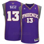 Camiseta Phoenix Suns Steve Nash #13 Retro Violeta