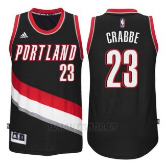 Camiseta Portland Trail Blazers Allen Crabbe #23 Negro