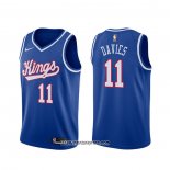 Camiseta Sacramento Kings Bob Davies #11 Classic 1990-1994 Azul