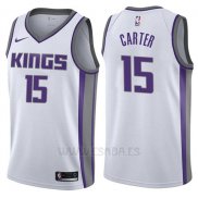 Camiseta Sacramento Kings Vince Carter #15 Association 2017-18 Blanco