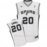 Camiseta San Antonio Spurs Manu Ginobili #20 Blanco